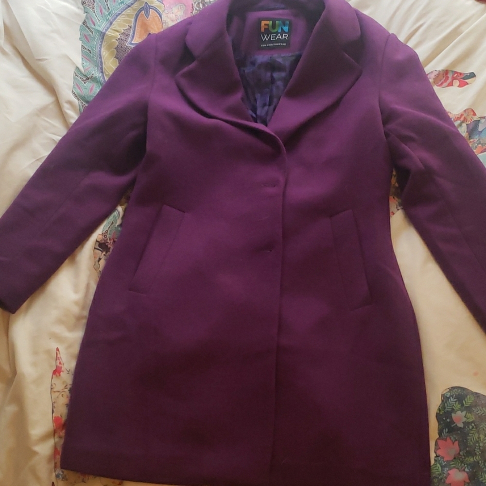 Fun Wear DC Joker Wool Peacoat